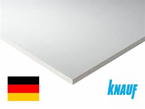 Baldosa HYGENA Plain de Knauf, placa de fibra mineral blanca de borde recto para hospitales y salas blancas
