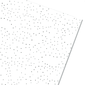 Textura en primer plano de la perforación patrón Star de la baldosa Knauf AMF Thermatex Star Complete Hygena