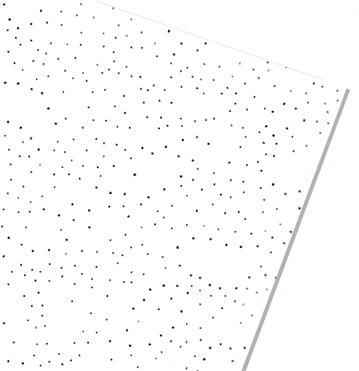 Textura en primer plano de la perforación patrón Star de la baldosa Knauf AMF Thermatex Star Complete Hygena